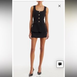 Amanda Uprichard Kya Sleeveless Romper Minidress Large  NWT